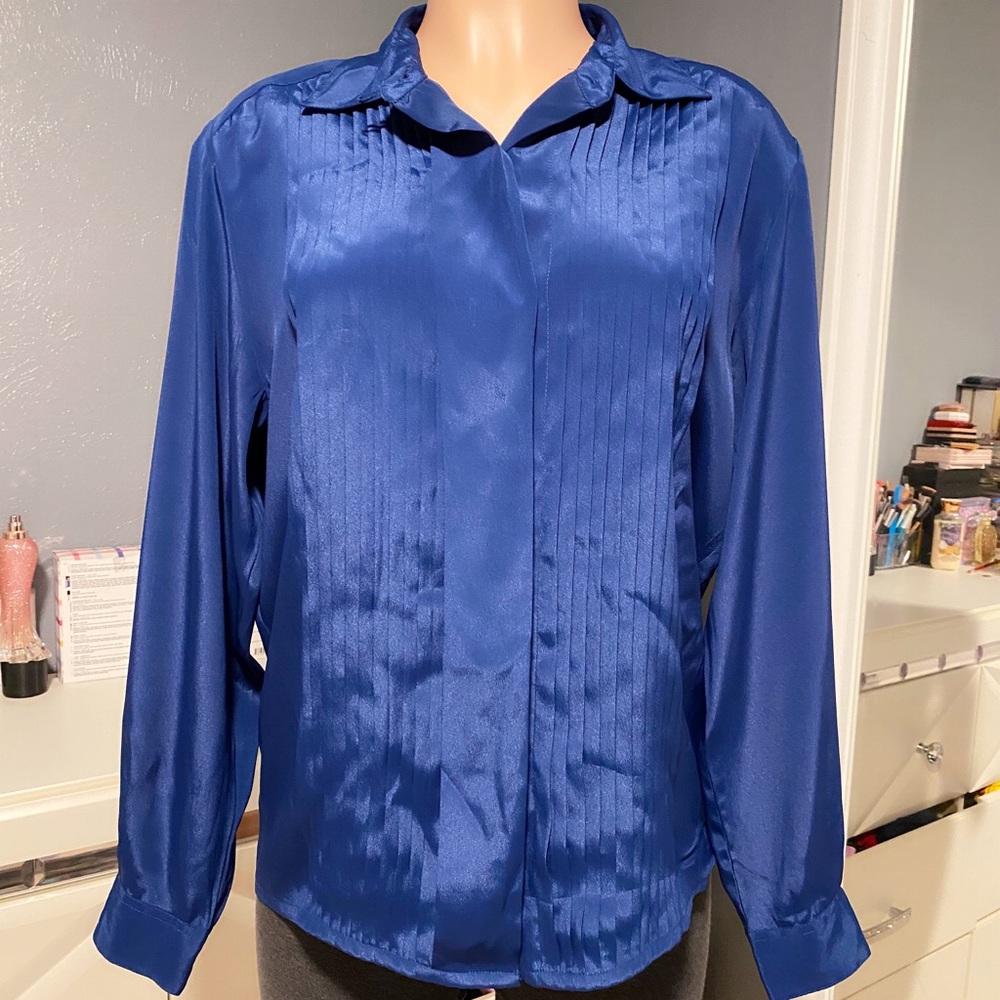 Westbound Button Down Satin Shirt